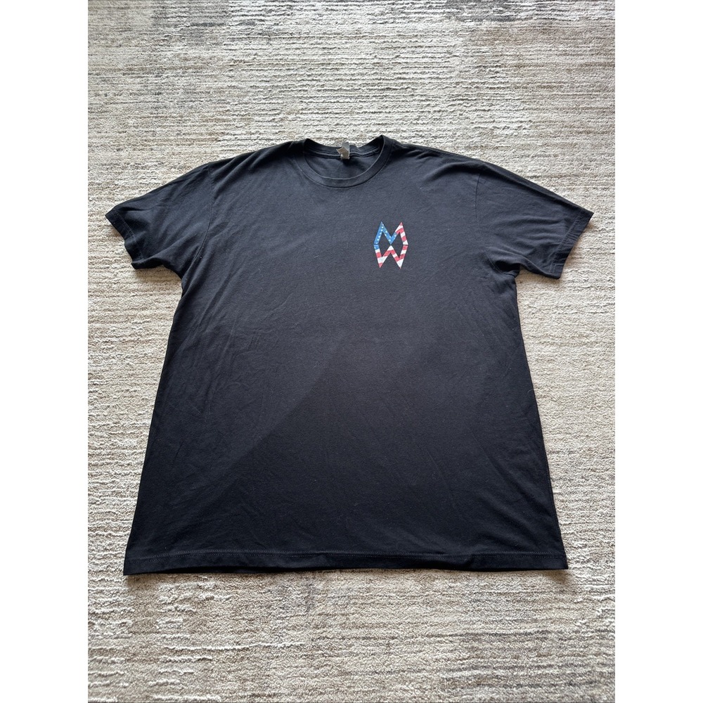 Morgan Wallen T-Shirt Black Sz XXL Dangerous Concert Graphic Next Level Apparel
